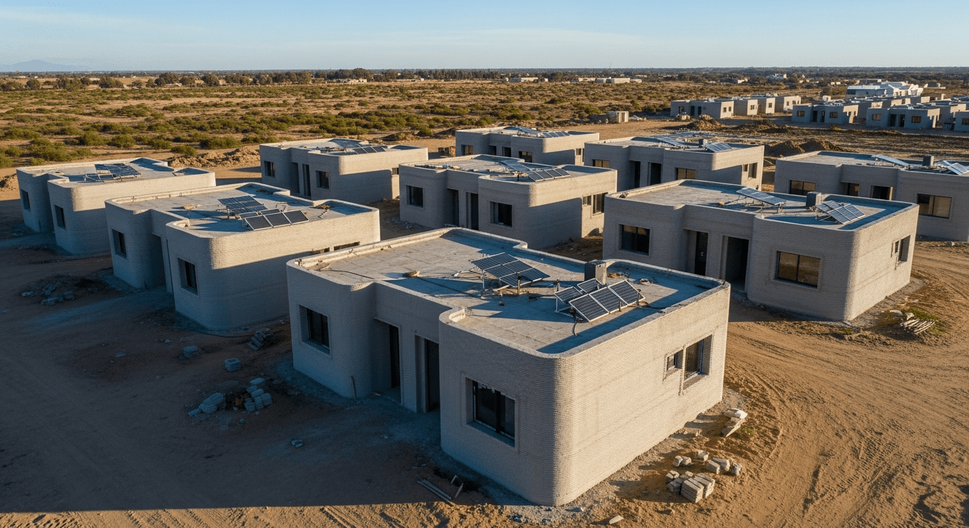 3D concrete printing affordable housing periphery — Laycon Israel