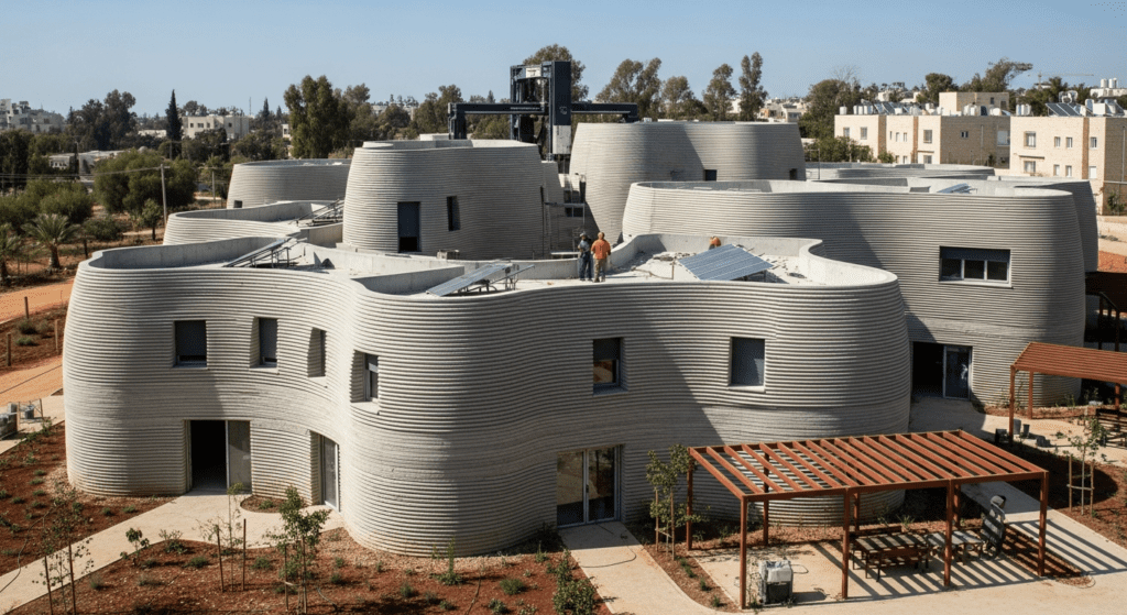 הדפסת בטון תלת-מימד — בנייה בשטח ישראל — Laycon Israel